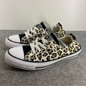 Converse Leopard Print Slip On Sneakers Women’s Size 8.5